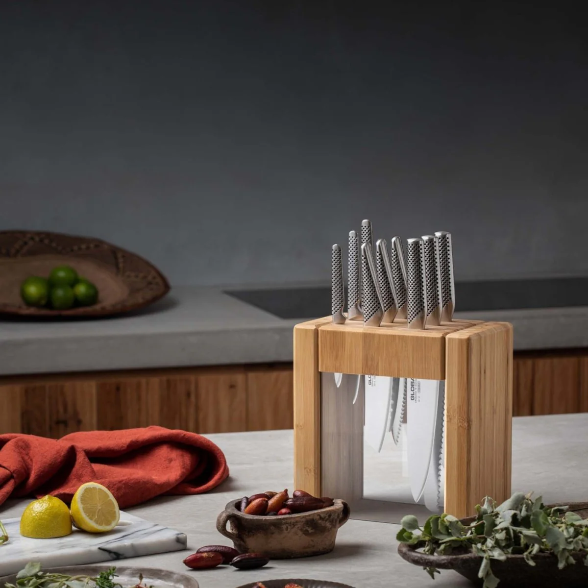 Global Ikasu X Knife Block Set 10 Piece - Image 3