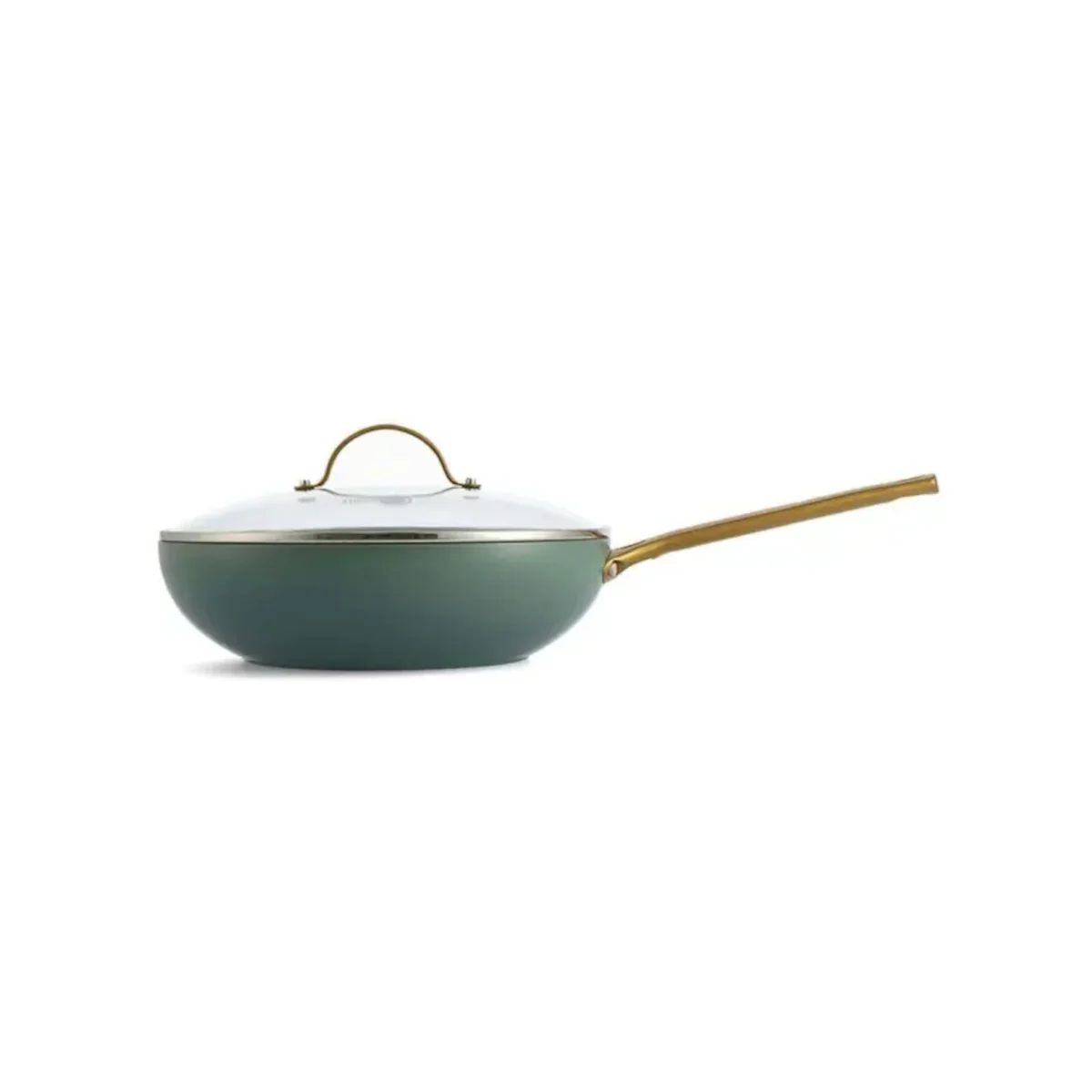 GreenPan Padova Wok with Lid Smokey Sky Blue 28cm - Image 3