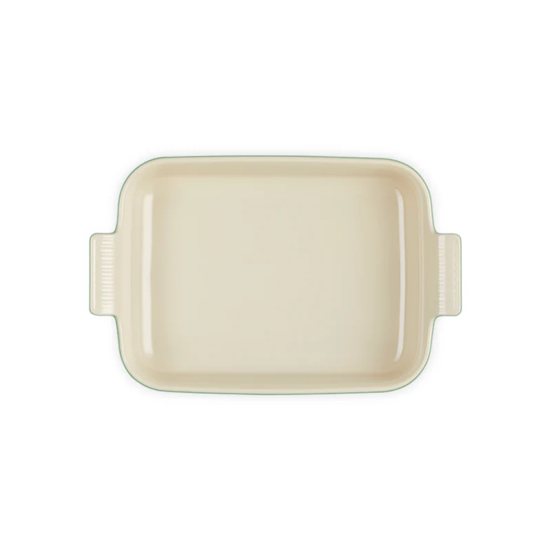 Le Creuset Heritage Rectangular Dish Bamboo Green 32cm - Image 4