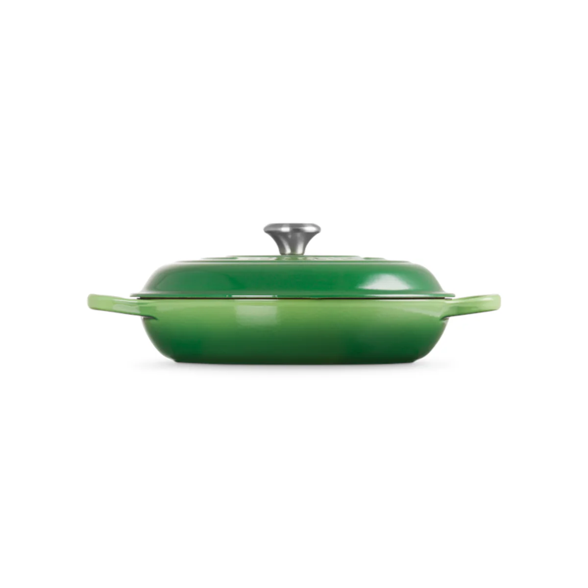 Le Creuset Signature Cast Iron Shallow Casserole Bamboo 30cm (3.5L) - Image 3