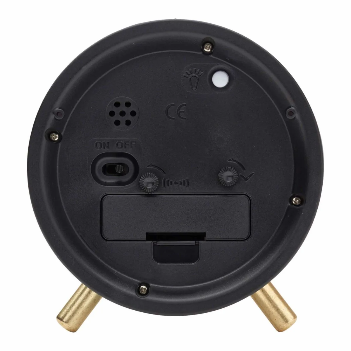 One Six Eight London Maisie Dial Alarm Clock Grey and White - Image 3