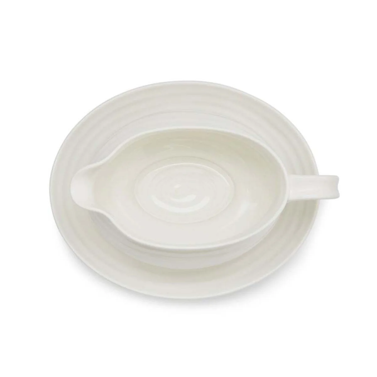 Portmeirion Sophie Conran Gravy Boat with Stand 550ml - Image 3