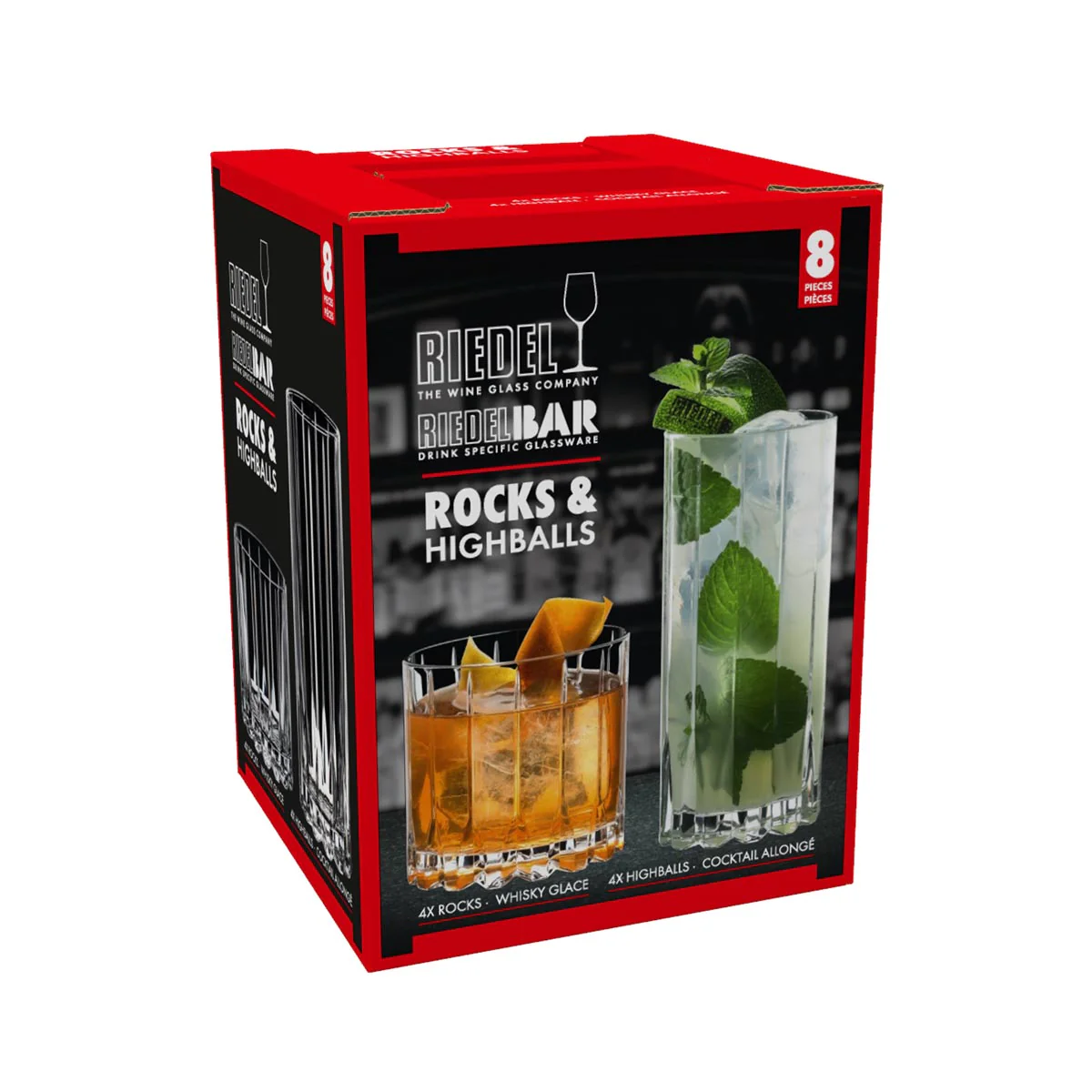 RIEDEL Drink Specific Glassware Highball & Rocks Tumbler 280ml/310ml (Set of 8) - Image 6